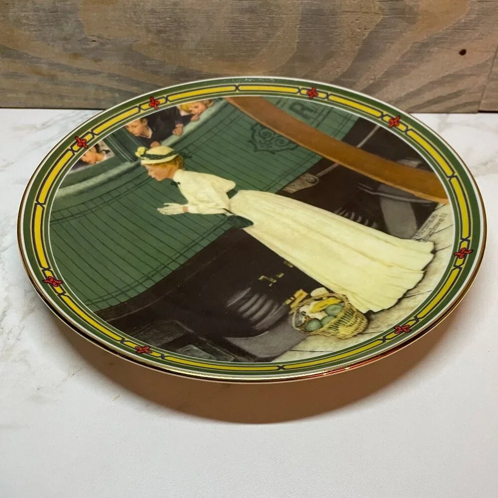 Norman Rockwell A Mother's Welcome Collectors Plate in Knowles Fine China